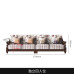 American Country Solid Fabric Upholstery Sofa Living Room Furniture 123 Combination Three Person Luxury Furniture American Country Solid Fabric Upholstery Sofa Living Room Furniture 123 Combination Three Person Luxury Furniture