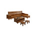 Chinese style carved flower corner storage living room wooden furniture set Chinese style carved flower corner storage living room wooden furniture set