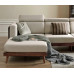 Solid Wood Black Walnut Chinese Style Large Sectional Sofa