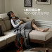 Solid Wood Black Walnut Chinese Style Large Sectional Sofa
