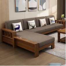 Chinese Modern Solid Wood Sofa Set