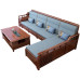 Cherrywood Corner Sofa Set Classic Storage Furniture for Villas Winter Summer Dual Use Cherrywood Corner Sofa Set Classic Storage Furniture for Villas Winter Summer Dual Use