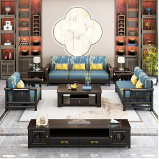Chinese Style Solid Wood Sofa Set Chinese Style Solid Wood Sofa Set