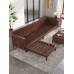 Modern Chinese Solid Wood Fabric Sofa Modern Chinese Solid Wood Fabric Sofa