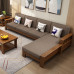 Chinese Modern Solid Wood Sofa Set Chinese Modern Solid Wood Sofa Set