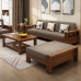 Chinese Modern Solid Wood Sofa Set Chinese Modern Solid Wood Sofa Set