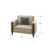 Contemporary ThreeSeater FabricCottonLinen Upholstered Sofa for Small Living Rooms Contemporary ThreeSeater FabricCottonLinen Upholstered Sofa for Small Living Rooms