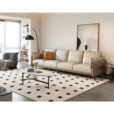 Small Living Room Tech Sofa Simple Cream Home Furniture