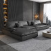 Italian Luxury NoWashTech Fabric Foam Down Feather Princess Corner Sailboat Sofa Living Room Deep Relaxed Wood Sofa Italian Luxury NoWashTech Fabric Foam Down Feather Princess Corner Sailboat Sofa Living Room Deep Relaxed Wood Sofa