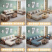Scandinavian Corner Convertible Sofa Bed Modern Minimalist Living Room Scandinavian Corner Convertible Sofa Bed Modern Minimalist Living Room