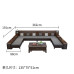 Modern Chinese Style Living Room Furniture All Solid Wood Sofa 2in1 Winter Summer Storage Modern Chinese Style Living Room Furniture All Solid Wood Sofa 2in1 Winter Summer Storage