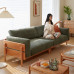Japanese Wood Cherry Living Room Sofa Nordic Simple Small Removable Washable Japanese Wood Cherry Living Room Sofa Nordic Simple Small Removable Washable