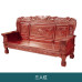 Solid Wood Sofa Tea Table Chinese Living Room Office Countryside Vintage Carved Wooden Furniture