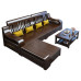 Winter Summer TwoinOne Small Space Corner Sofa Set with Zijin Sandalwood Winter Summer TwoinOne Small Space Corner Sofa Set with Zijin Sandalwood