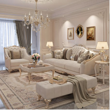 Luxury Palace Court Fabric Sofa Solid Carving Living Room Classical European High End Villa Furniture Luxury Palace Court Fabric Sofa Solid Carving Living Room Classical European High End Villa Furniture