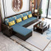 Modern Chinese Solid Wood Sofa Set Modern Chinese Solid Wood Sofa Set