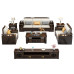 Modern Chinese Solid Wood Sofa Set Modern Chinese Solid Wood Sofa Set