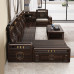 Winter and Summer Two Use New Chinese Style Living Room Sofa with Storage Corner Combination Winter and Summer Two Use New Chinese Style Living Room Sofa with Storage Corner Combination