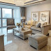 American Light Luxury Sofa Group Living Room Solid Fabric Villa Type Furniture Complete Customization American Light Luxury Sofa Group Living Room Solid Fabric Villa Type Furniture Complete Customization