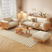 Scandinavian Style Wooden Sofa for Small Living Room 3 Person Scandinavian Style Wooden Sofa for Small Living Room 3 Person
