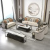 Modern Chinese Style Living Room Furniture Villa Zen Luxury Light White Waxwood Modern Chinese Style Living Room Furniture Villa Zen Luxury Light White Waxwood