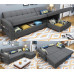 Sofa Bed Reversible with Chaise Pull Out Sleeper Storage Space Sofa Bed Reversible with Chaise Pull Out Sleeper Storage Space