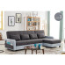 Sofa Bed Reversible with Chaise Pull Out Sleeper Storage Space Sofa Bed Reversible with Chaise Pull Out Sleeper Storage Space