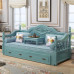 European Solid Wood Sofa Bed Sectional Foldable TwoPerson Storage European Solid Wood Sofa Bed Sectional Foldable TwoPerson Storage