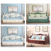 American Solid Wood Sofa Bed Convertible Small Living Room Bed American Solid Wood Sofa Bed Convertible Small Living Room Bed
