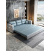 Multifunctional Foldable Sofa Bed Single Person Bed Small Size Home Use Tech Fabric