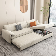 Multifunctional Foldable Sofa Bed for Small Spaces with Storage