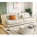 Cream Feather Fluffy Cloud Sofa Bed Multifunctional Foldable Two Three Four People Living Room Cream Feather Fluffy Cloud Sofa Bed Multifunctional Foldable Two Three Four People Living Room