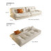 Cream Feather Fluffy Cloud Sofa Bed Multifunctional Foldable Two Three Four People Living Room Cream Feather Fluffy Cloud Sofa Bed Multifunctional Foldable Two Three Four People Living Room