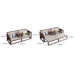 Chinese Style Walnut Folding Sofa Bed
