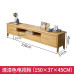 Modern Minimalist TV Stand Tea Table Combo Small Space Rubberwood American Living Room
