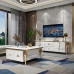 Italian Luxury TV Cabinet Modern Minimalist Small Apartment TV Cabinet High End Living Room Cabinet Bakelite Process American Style