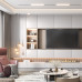 Modern Wall Mounted Living Room TV Cabinet TV Background Wall Storage Whole House Customized Furniture Design