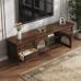 American Solid Wood Tea Cabinet TV Cabinet Combination Small Apartment Living Room Storage Cabinet Modern Minimalist Furniture