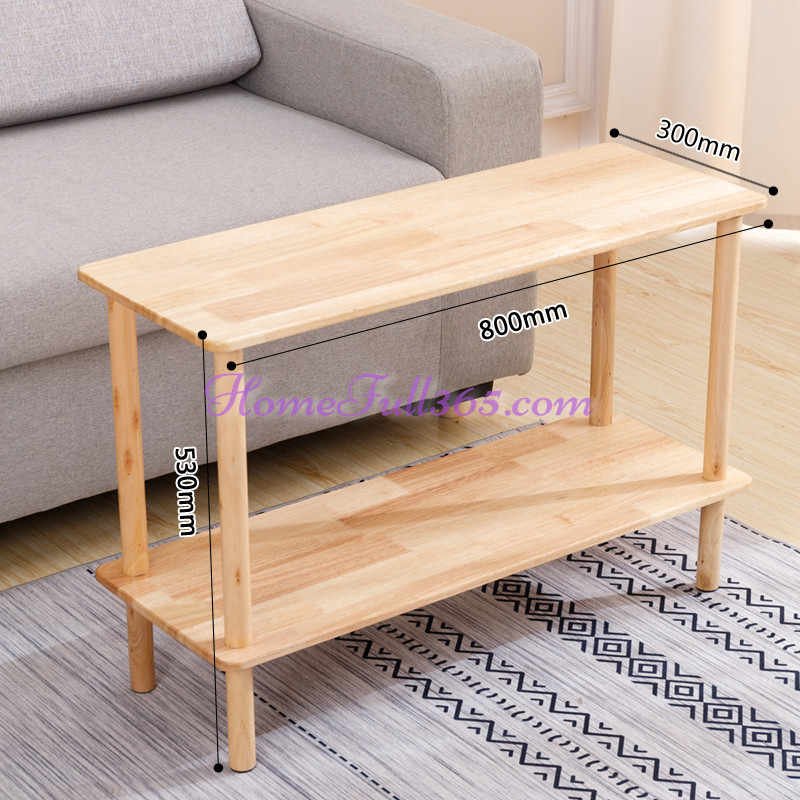 Modern Nordic Living Room Corner Table Small Tea Table Double Layer ...