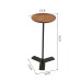 Minimalist Wooden Sofa Table Bedside Tea Table