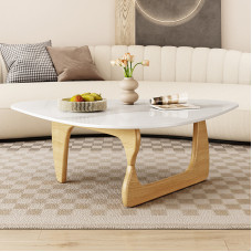 Nordic Simple Tea Table Living Room Table Home Luxury Modern Creative Side Table Simple Small Apartment Stone Slab Solid Wood Tea Table Nordic Simple Tea Table Living Room Table Home Luxury Modern Creative Side Table Simple Small Apartment Stone Slab Solid Wood Tea Table