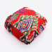 Moroccan Hand Woven Wool Cotton Boho Poufs for Living Room Moroccan Hand Woven Wool Cotton Boho Poufs for Living Room