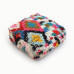 Moroccan Hand Woven Wool Cotton Boho Poufs for Living Room Moroccan Hand Woven Wool Cotton Boho Poufs for Living Room