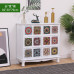 American Retro Wooden Cupboard Painting Living Room Storage Drawer Cabinet Balcony Multilayer Shelf Cabinet Bedroom American Retro Wooden Cupboard Painting Living Room Storage Drawer Cabinet Balcony Multilayer Shelf Cabinet Bedroom