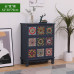 American Retro Wooden Cupboard Painting Living Room Storage Drawer Cabinet Balcony Multilayer Shelf Cabinet Bedroom American Retro Wooden Cupboard Painting Living Room Storage Drawer Cabinet Balcony Multilayer Shelf Cabinet Bedroom