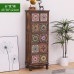 American Retro Wooden Cupboard Painting Living Room Storage Drawer Cabinet Balcony Multilayer Shelf Cabinet Bedroom American Retro Wooden Cupboard Painting Living Room Storage Drawer Cabinet Balcony Multilayer Shelf Cabinet Bedroom