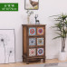 American Retro Wooden Cupboard Painting Living Room Storage Drawer Cabinet Balcony Multilayer Shelf Cabinet Bedroom American Retro Wooden Cupboard Painting Living Room Storage Drawer Cabinet Balcony Multilayer Shelf Cabinet Bedroom