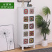 American Retro Wooden Cupboard Painting Living Room Storage Drawer Cabinet Balcony Multilayer Shelf Cabinet Bedroom American Retro Wooden Cupboard Painting Living Room Storage Drawer Cabinet Balcony Multilayer Shelf Cabinet Bedroom