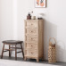 All Wood Five Drawer Cabinet