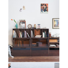 Nordic Solidwood Floor Cabinet TV Cabinet Wall Storage Shelves Free Assemble Nordic Solidwood Floor Cabinet TV Cabinet Wall Storage Shelves Free Assemble